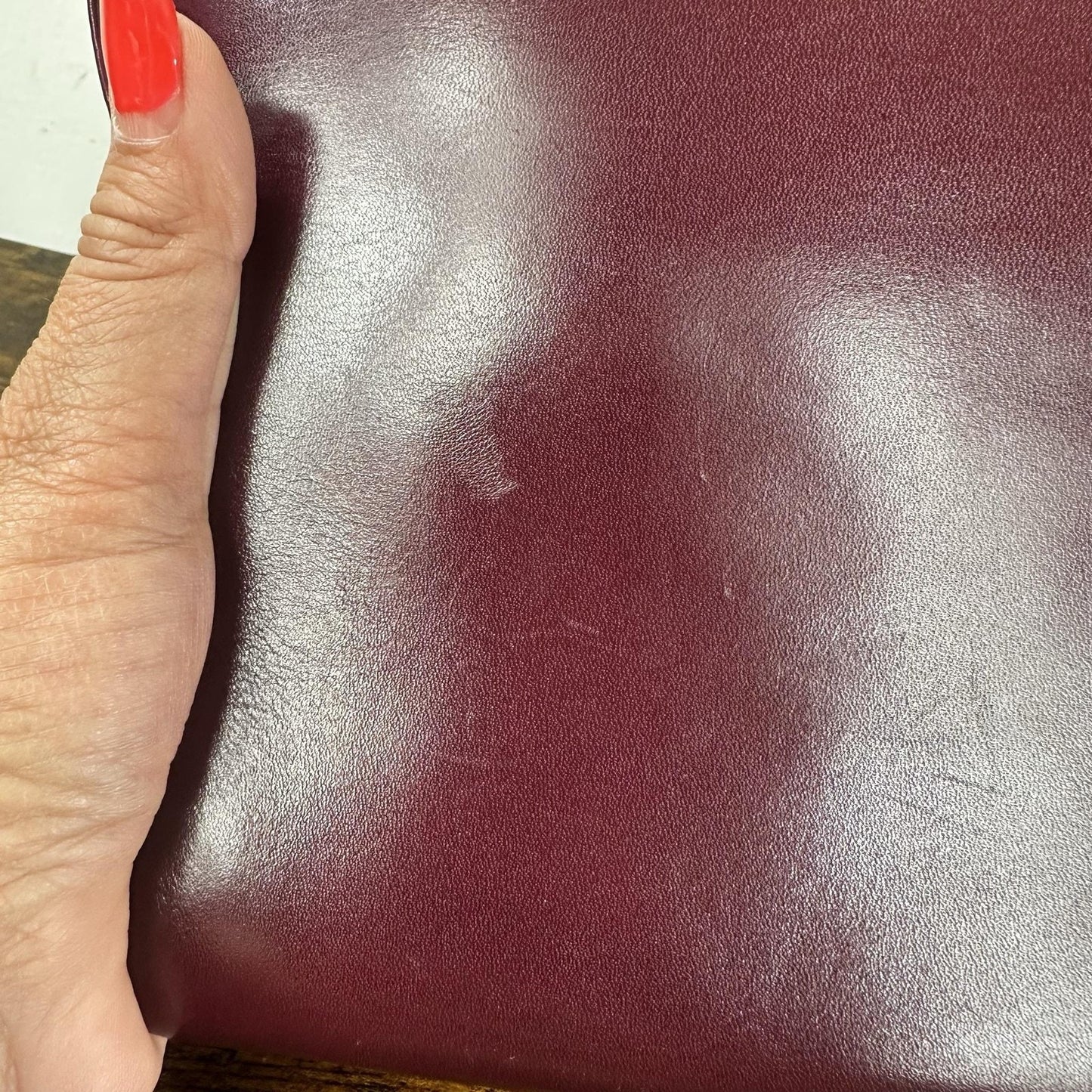Salvatore Ferragamo Vintage Crossbody Bag Small Bordeaux Leather Italy Authentic