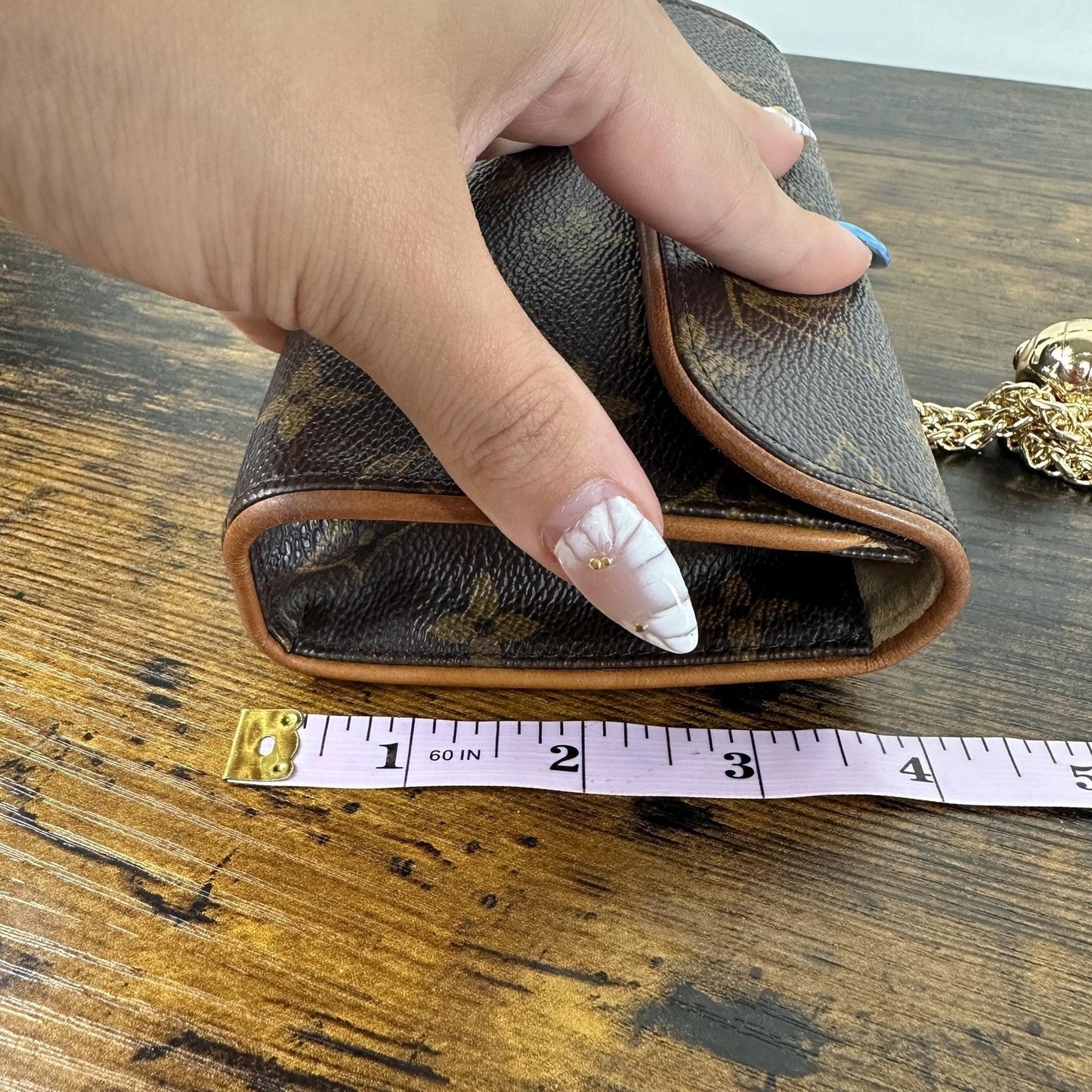Louis Vuitton Florentine Pouch Waist Bag Fanny Pack Small Brown Monogram Canvas