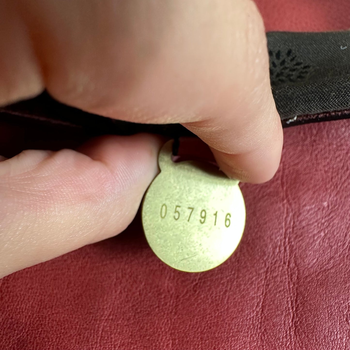 Mulberry Alana Satchel - Rare Red Leather & Orange Trim